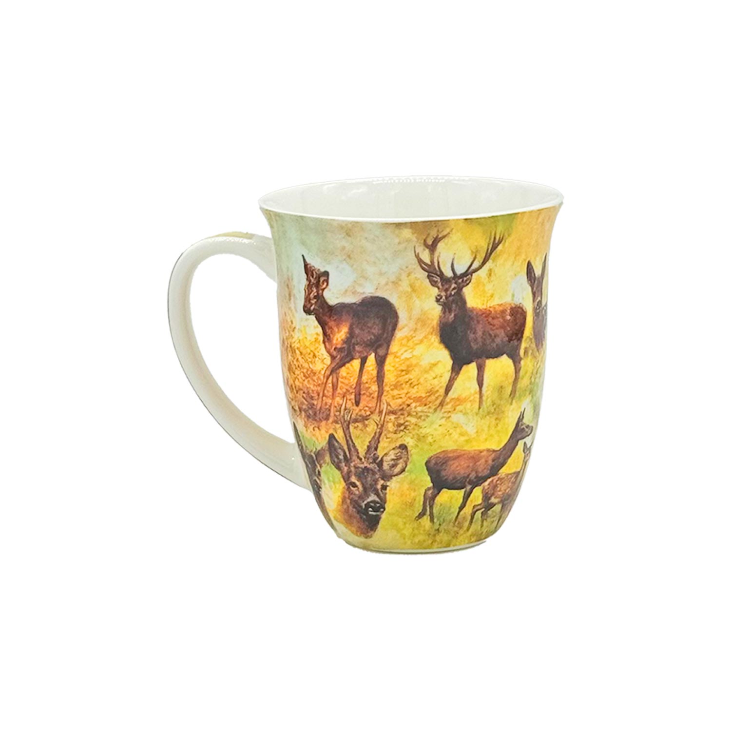 Teetasse mit Hirschmotiv – Eleganz und Natur vereint