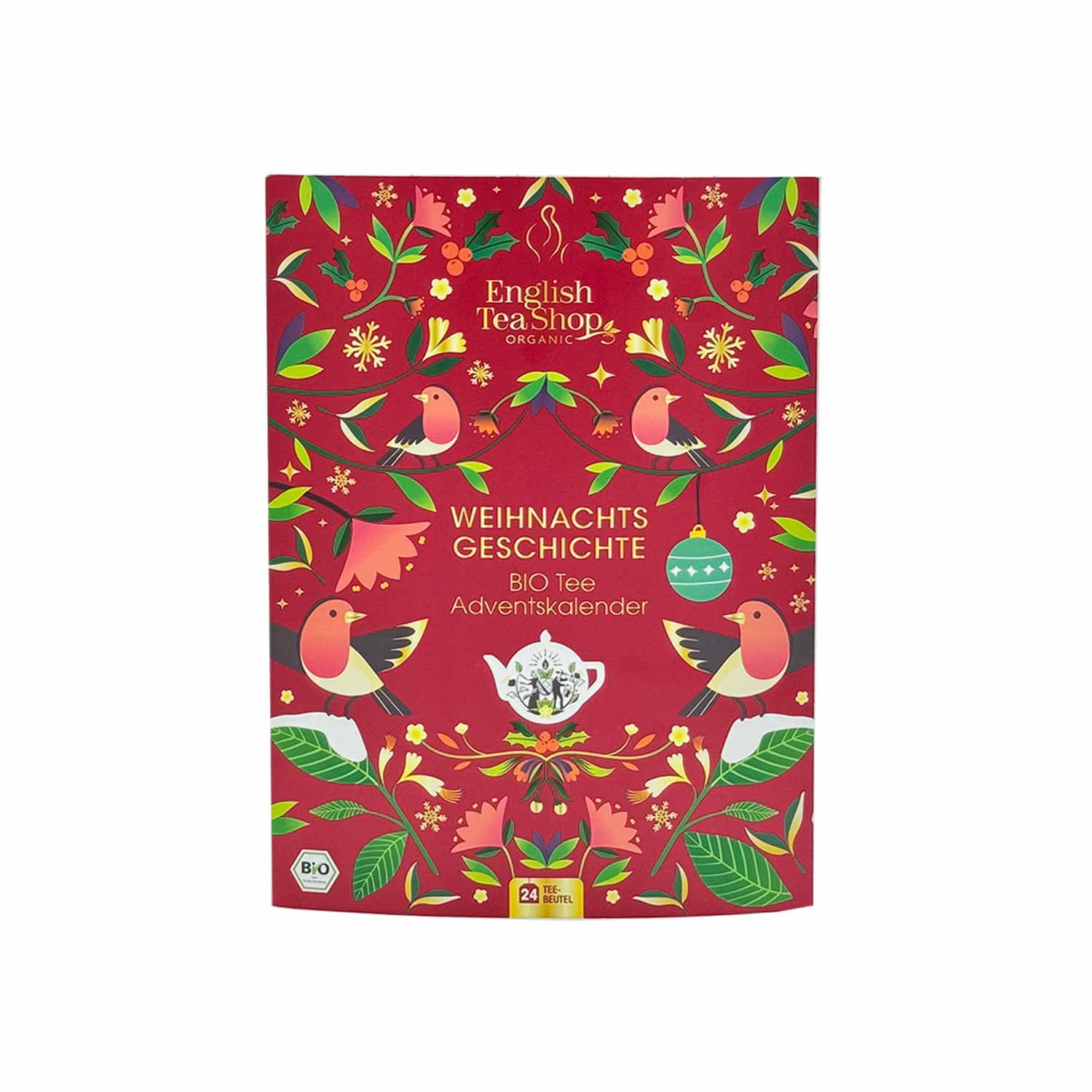 BIO Tee-Adventskalender „Weihnachtsgeschichte“ – 24 Bio-Tees für eine zauberhafte Adventszeit