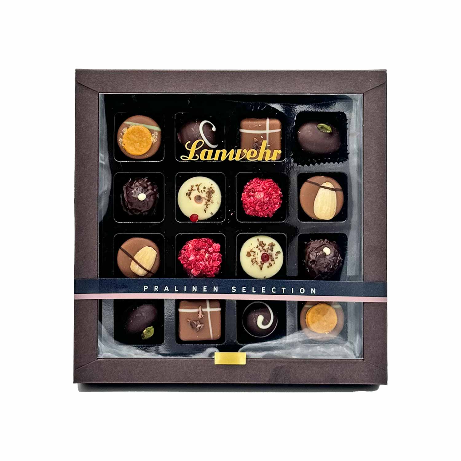 Lanwehr Confiserie Pralinen Selection – 16 Meisterwerke der Pralinenkunst