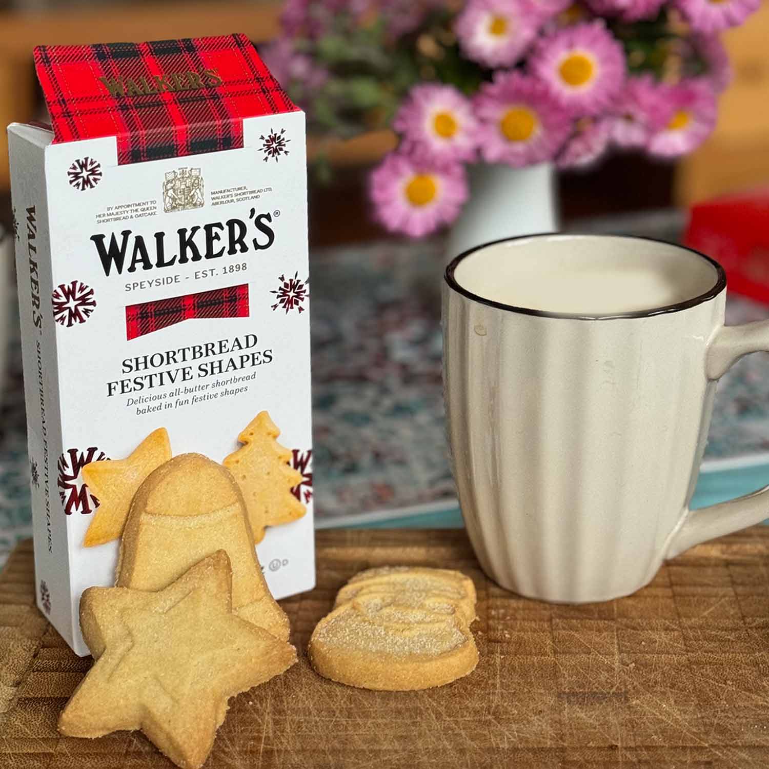 Walkers Shortbread Festive Shapes, 60g