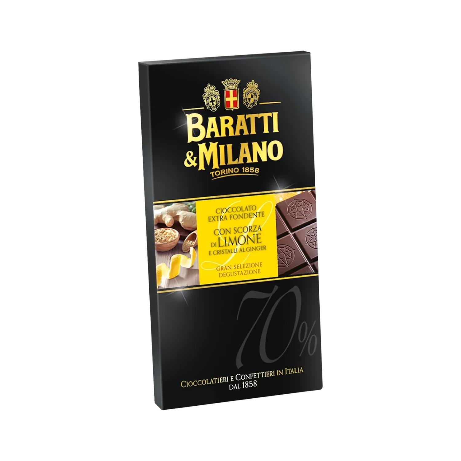 Baratti & Milano Schokolade Limone Ginger 70%